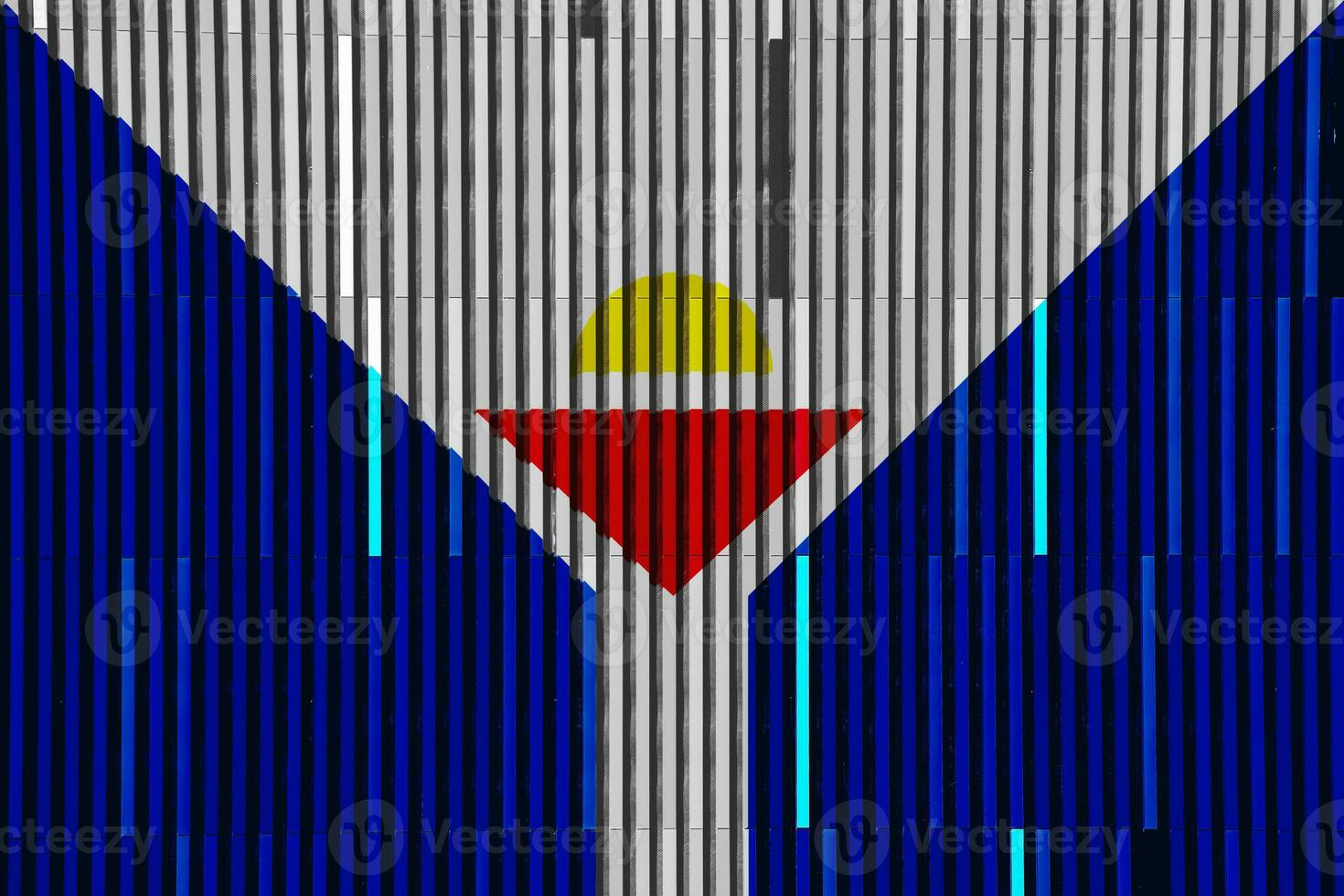 vlag van collectiviteit van heilige Martin Aan een getextureerde achtergrond. concept collage. foto