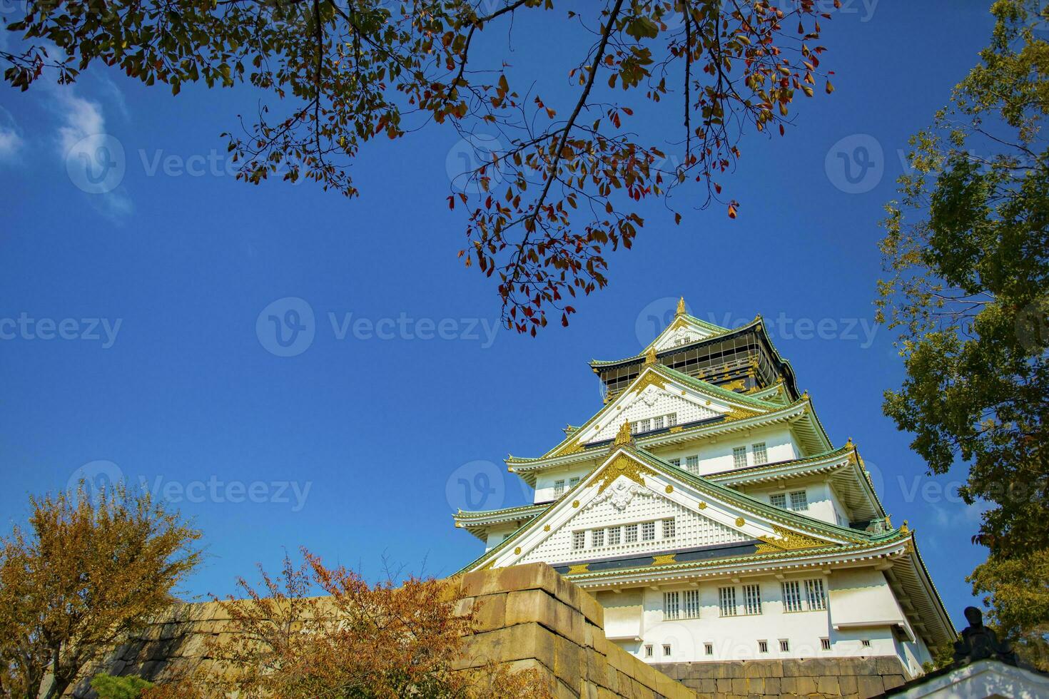 andere tafereel van Osaka kasteel een van meest populair op reis bestemming in Osaka Japan foto