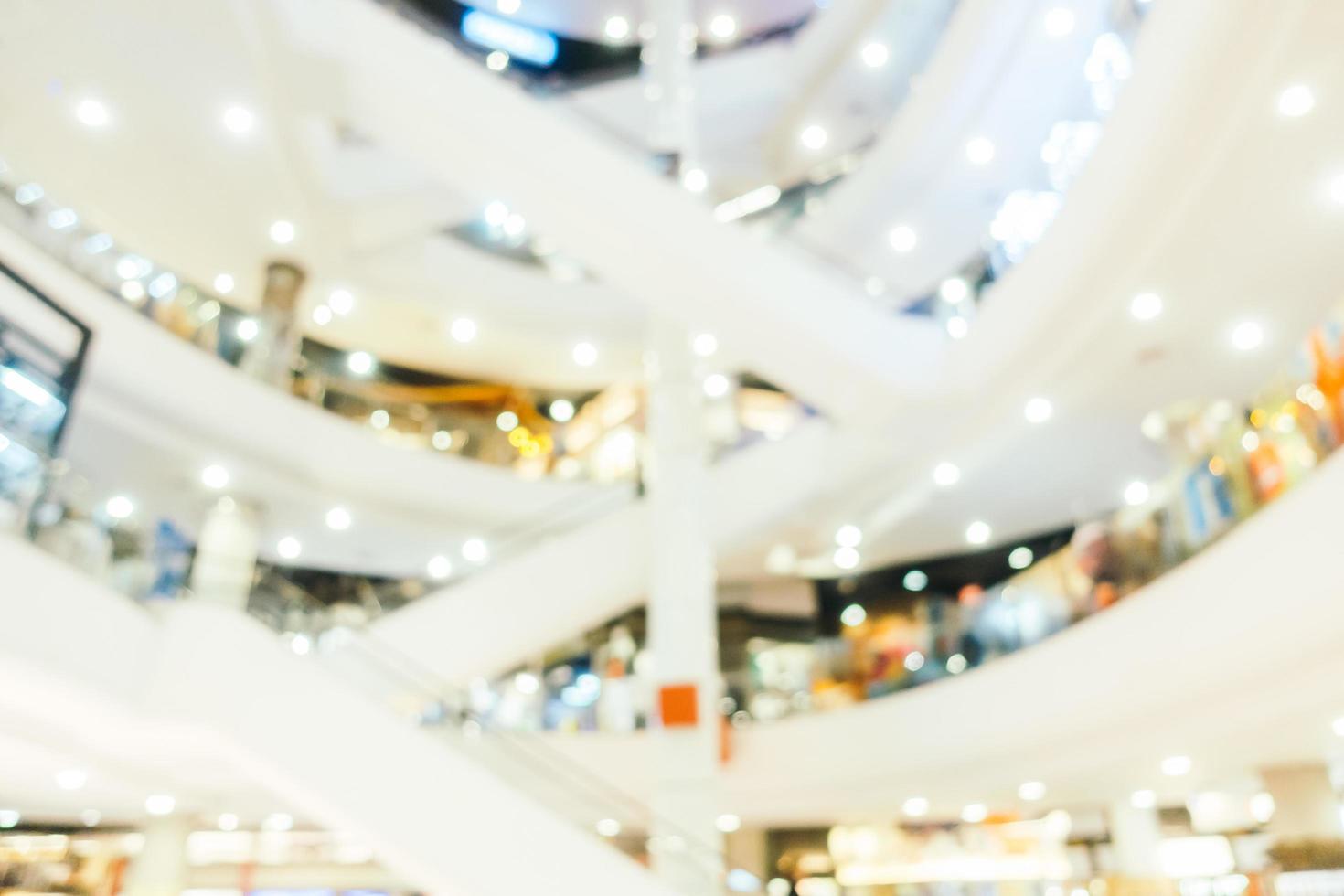 abstracte vervaging en onscherp van de afdeling winkel foto