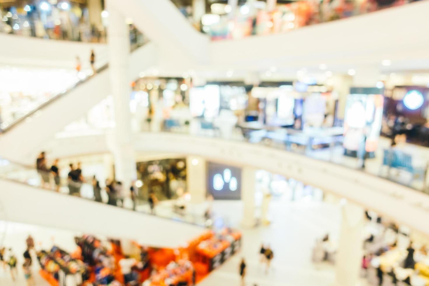 abstracte vervaging en onscherp van de afdeling winkel foto