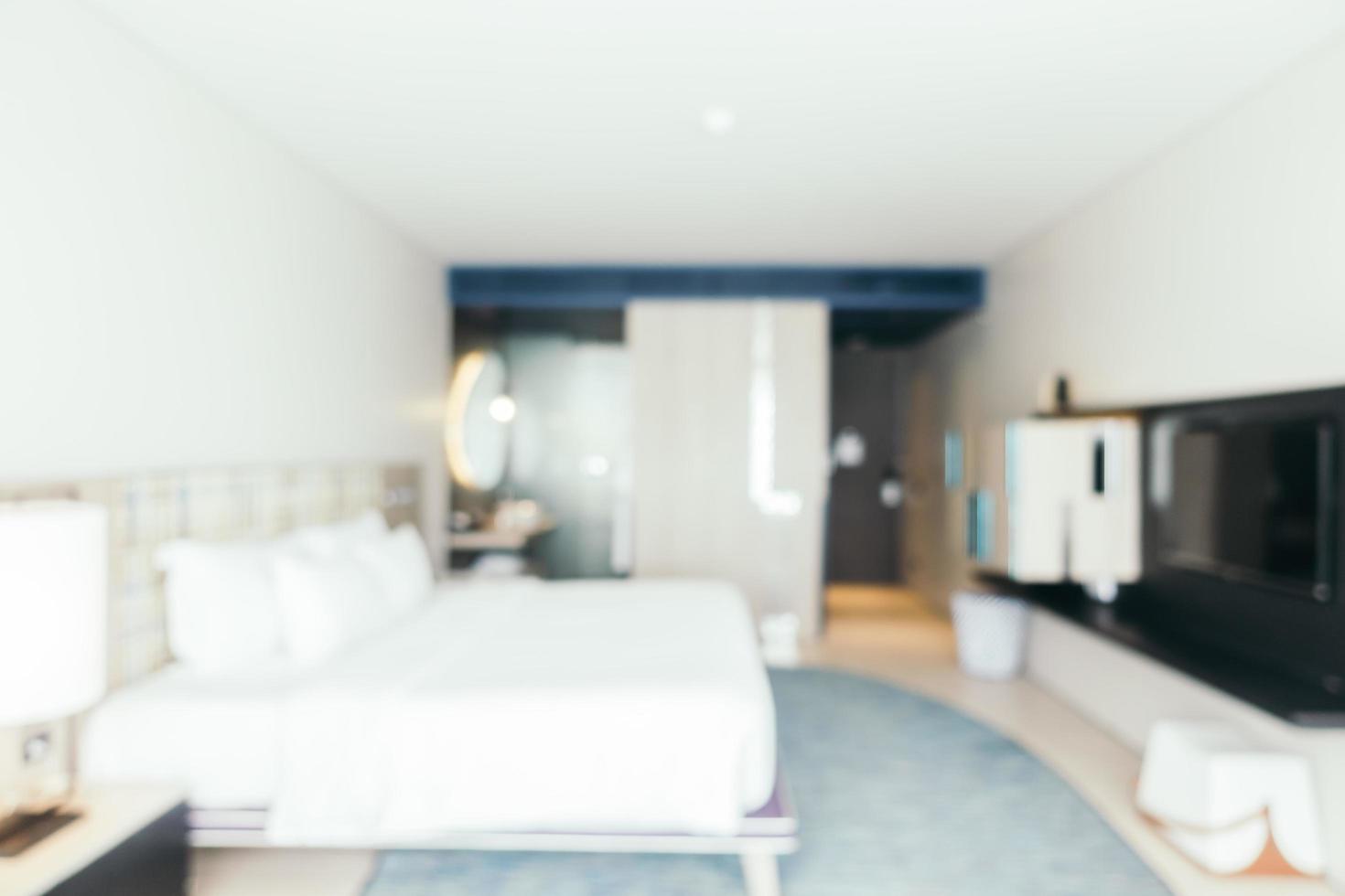 abstracte onscherpte en onscherpe mooie luxe slaapkamer interieur foto