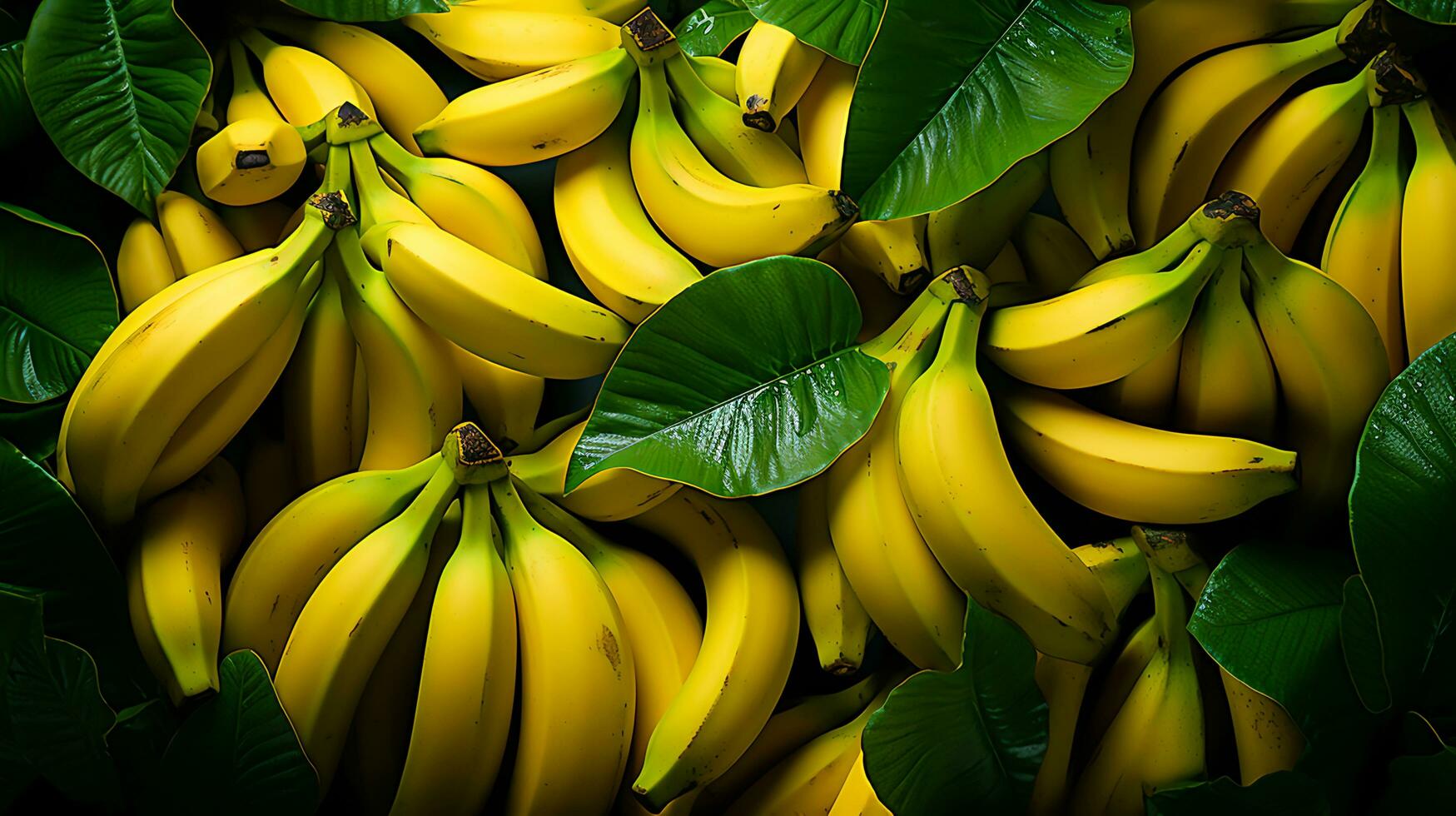 schoonheid van banaan, generatief ai foto