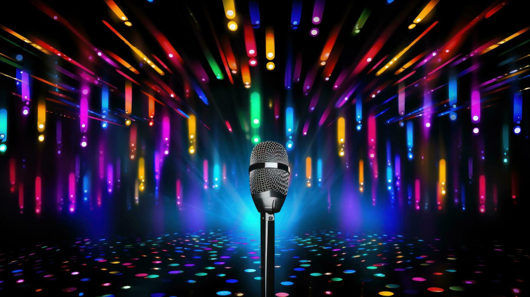 muziek- karaoke partij levendig achtergrond foto