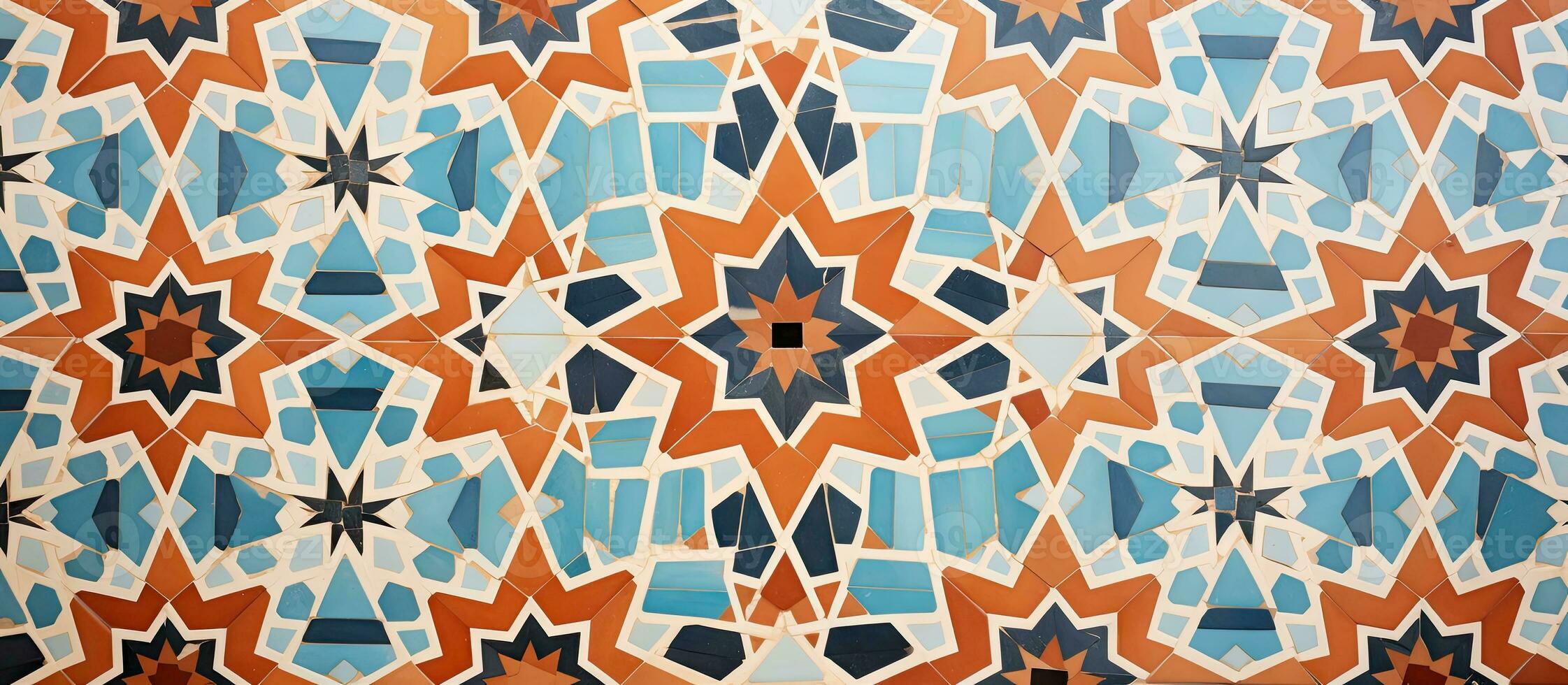 Marokkaans geïnspireerd keramisch tegel ontwerpen voor interieur en buitenkant huis decor foto