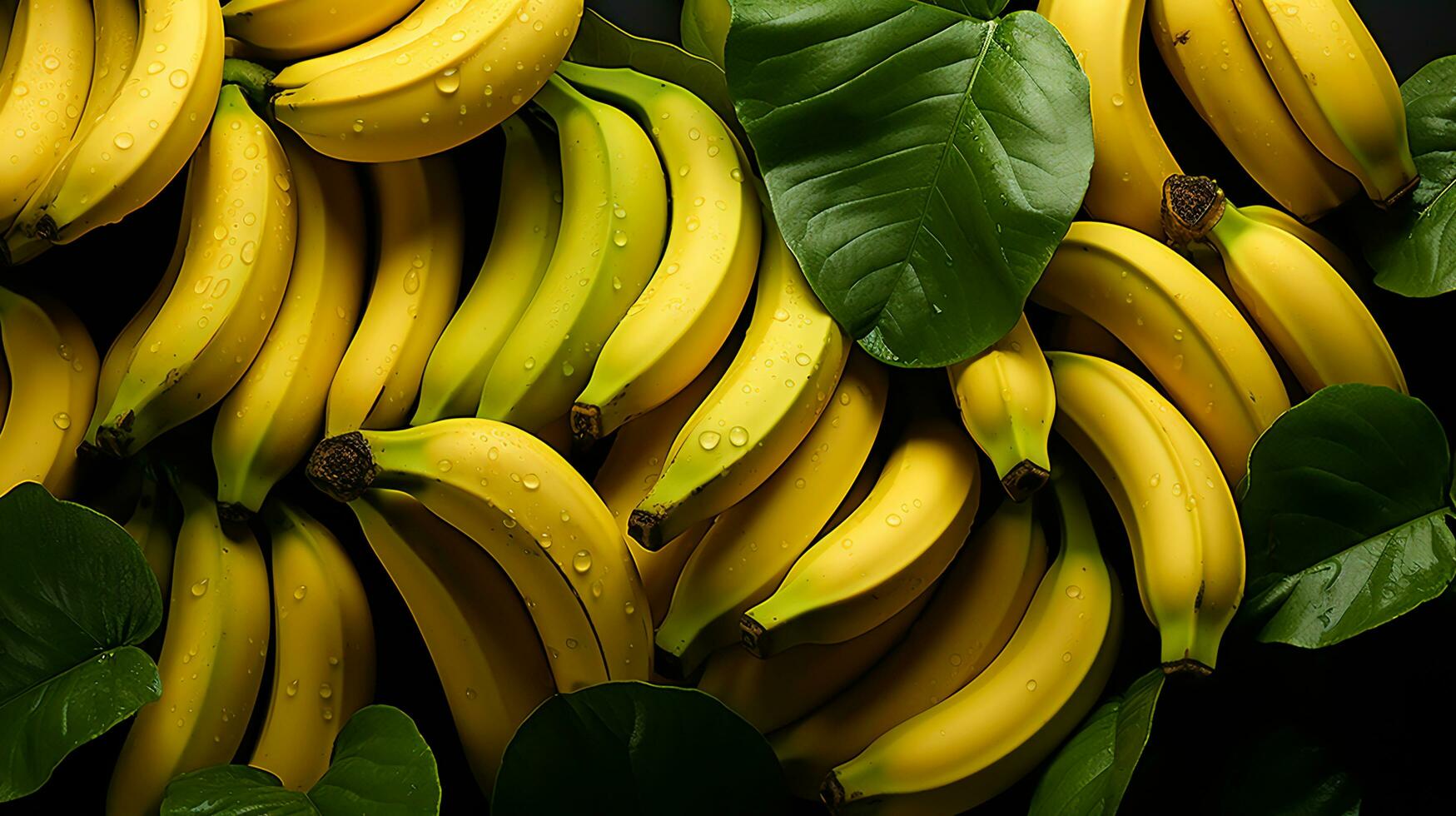 schoonheid van banaan, generatief ai foto