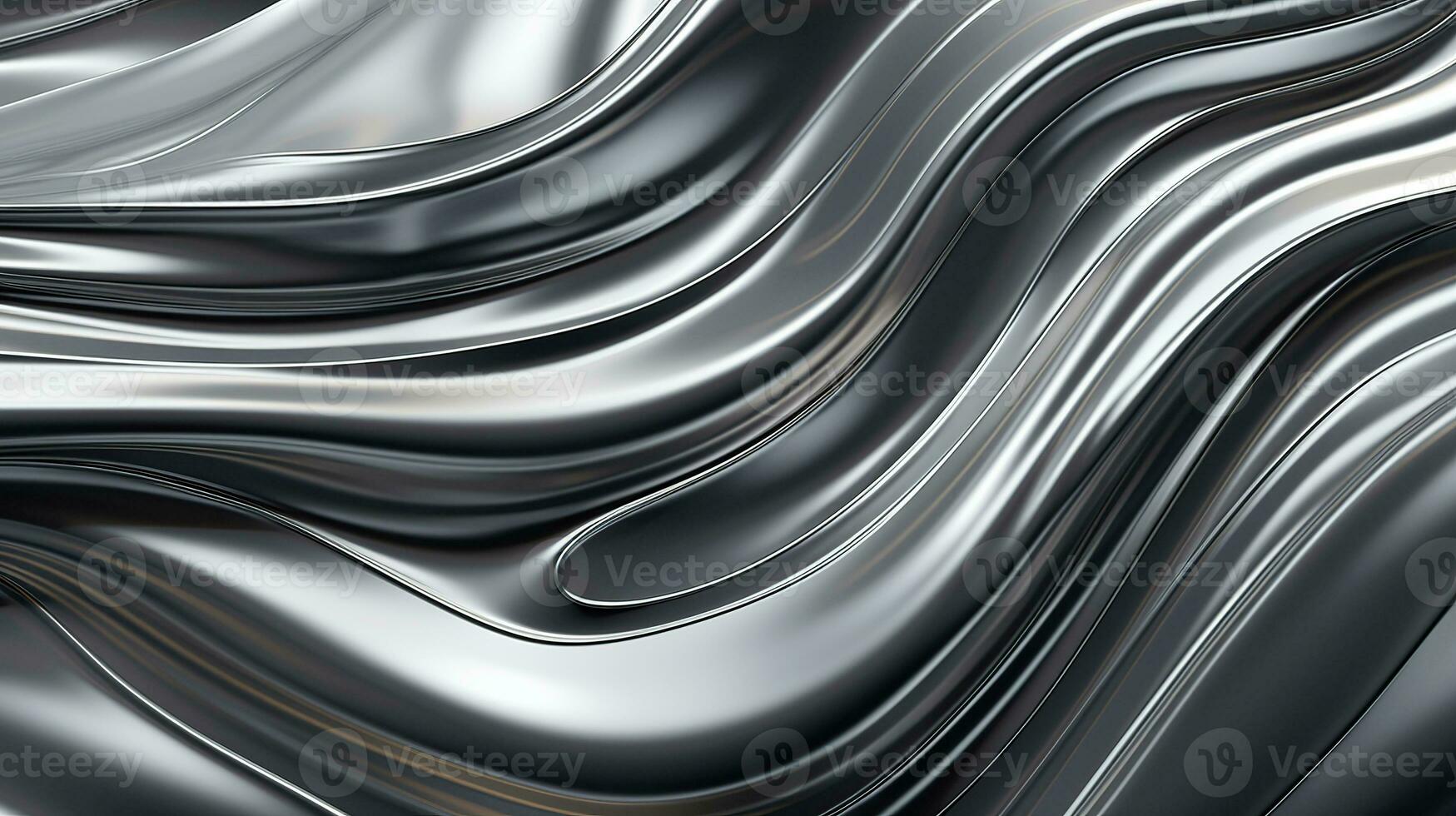 grijs achtergrond met gesmolten metaal effect. golvend grijs achtergrond. de structuur van vloeistof metaal. foto