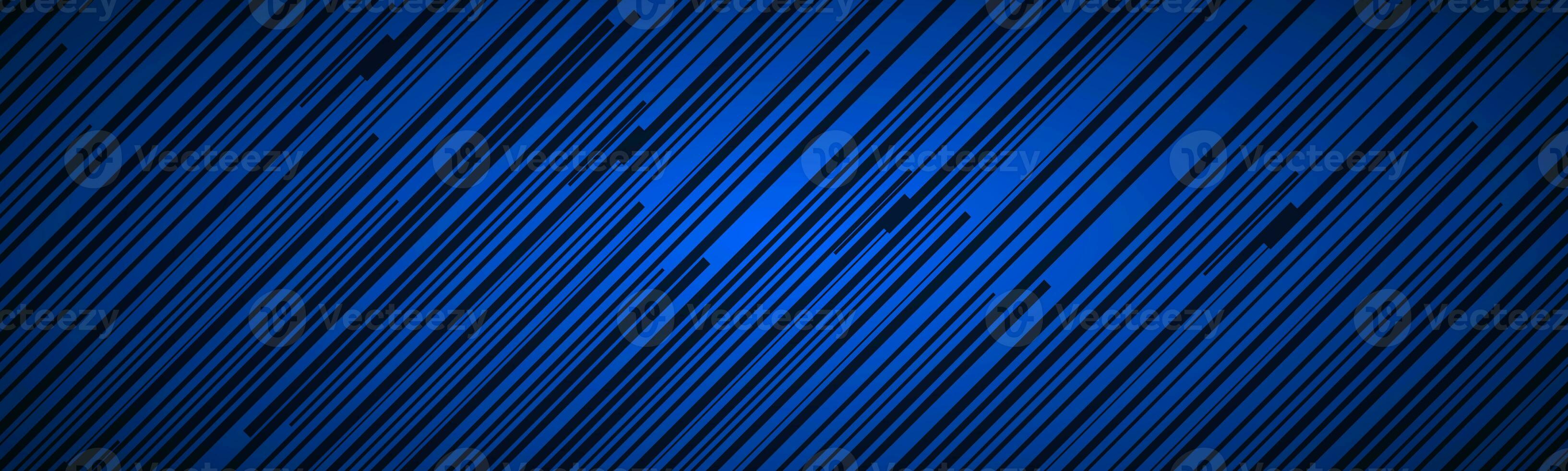 donker abstract hoofd met blauw en zwart schuin lijnen. gestreept patroon. parallel lijnen en stroken spandoek. diagonaal vezel vector illustratie foto