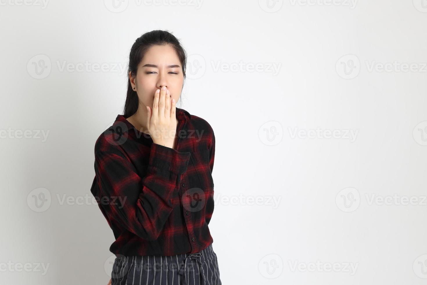 vrouw in studio foto