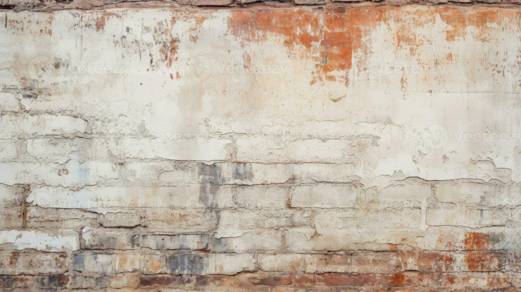 oud rood steen muur achtergrond, abstract structuur patroon achtergrond, generatief ai illustratie foto