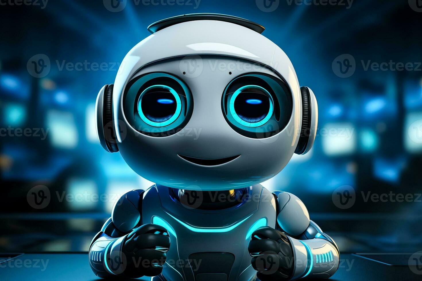 chatgpt een ai robot converseren Aan een wit achtergronda Chatbot aangedreven door kunstmatig intelligentie- foto