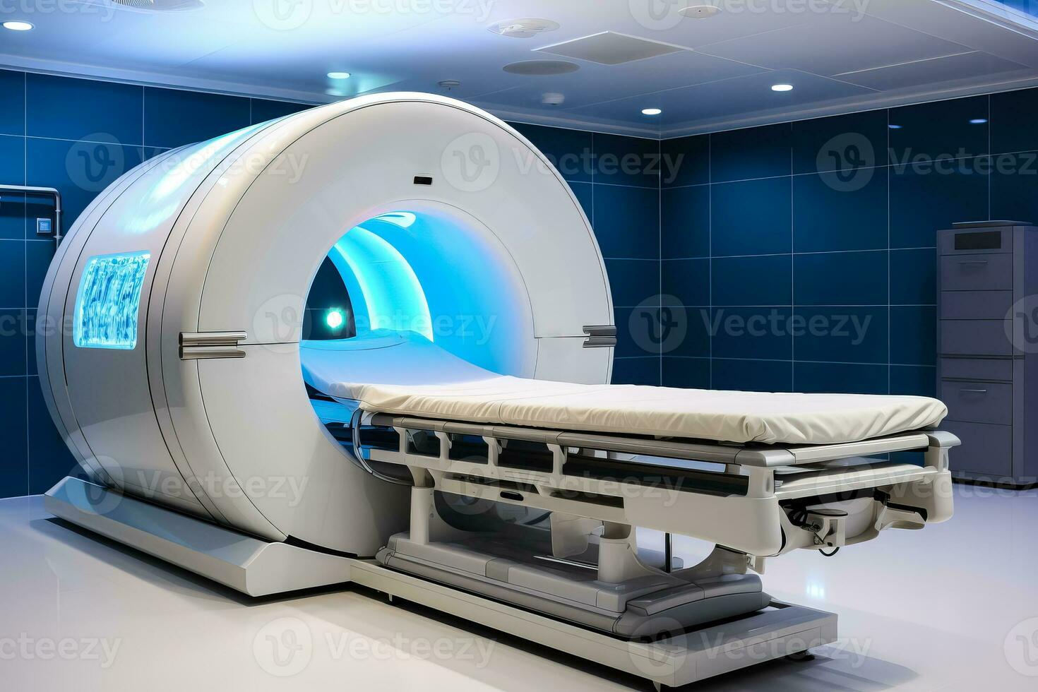 mri scanner in ziekenhuis radiologie kamer foto