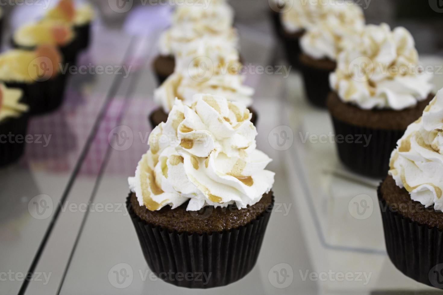 cupcake crème taart foto