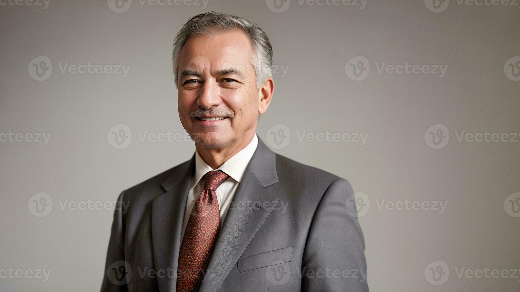 portret van een glimlachen zakenman .generatief ai foto