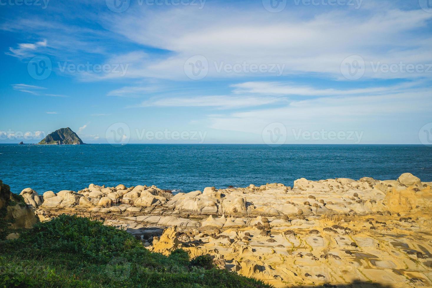 landschap van keelung-eilandje en heping-eilandpark in taiwan foto