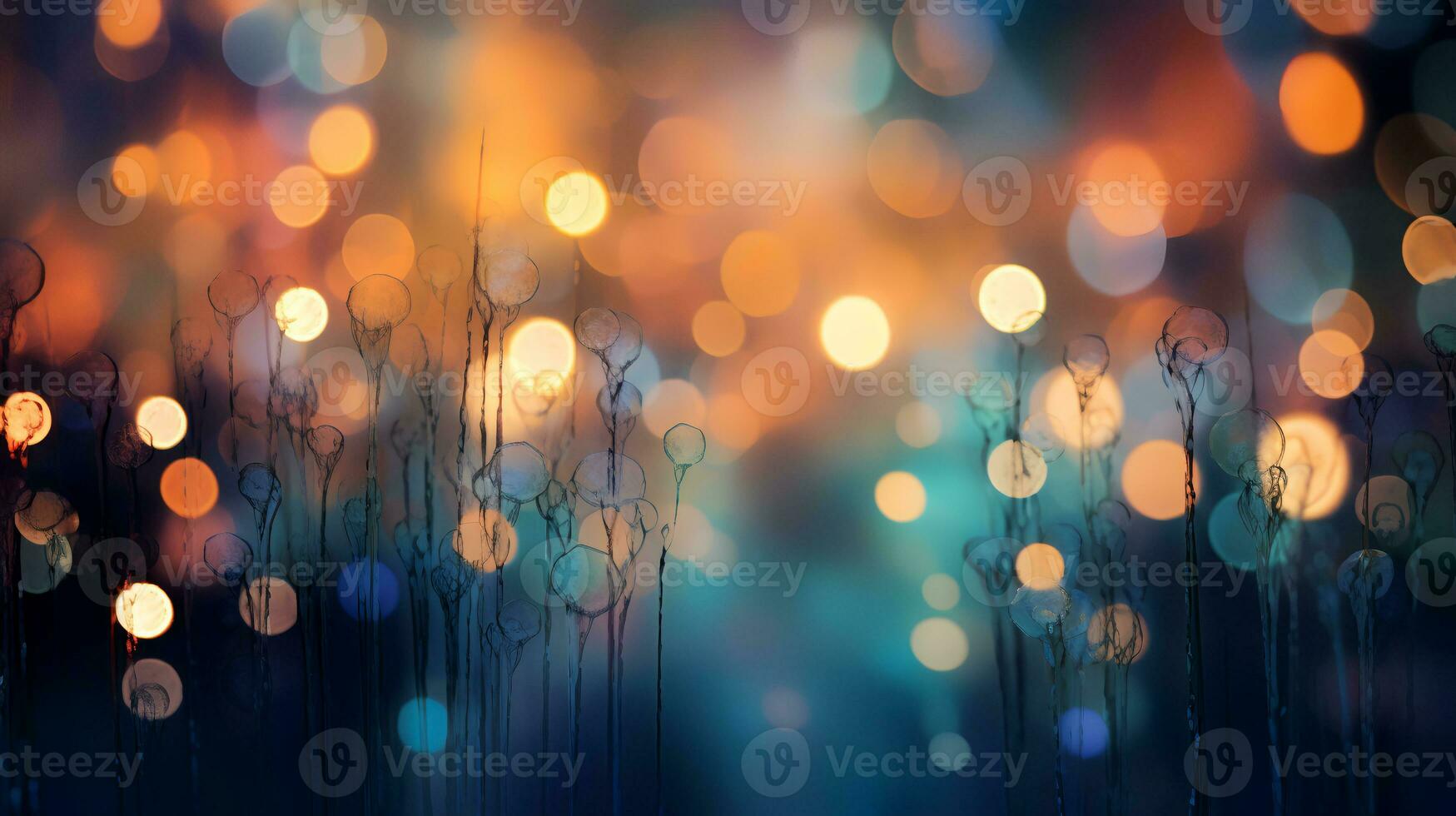 abstract bokeh achtergrond. generatief ai foto