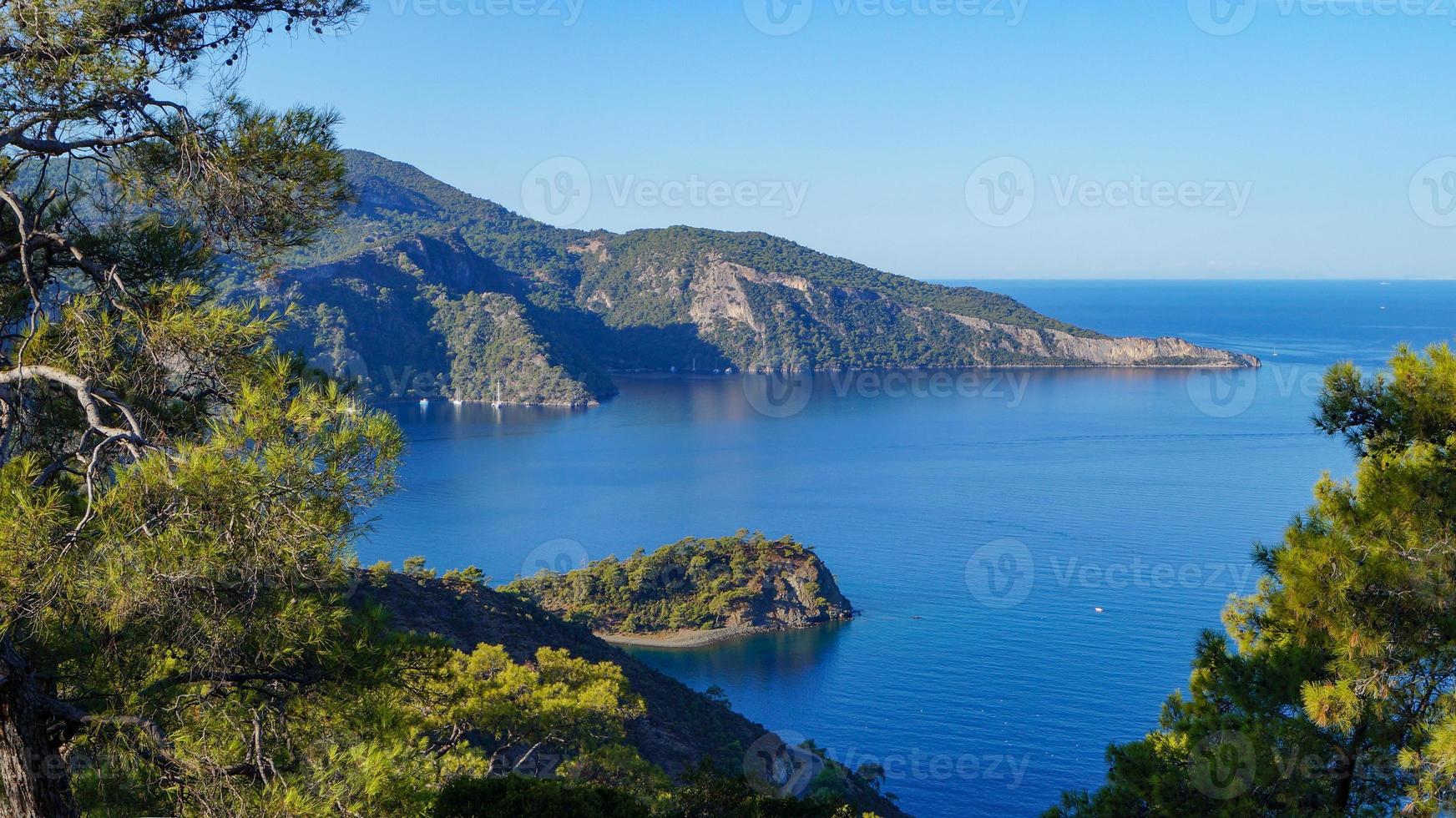 ochtend uitzicht op fethiye foto