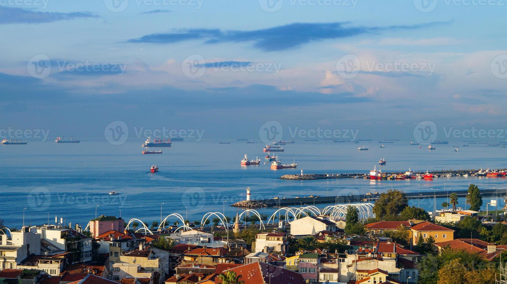 uitzicht op de stad istanbul foto