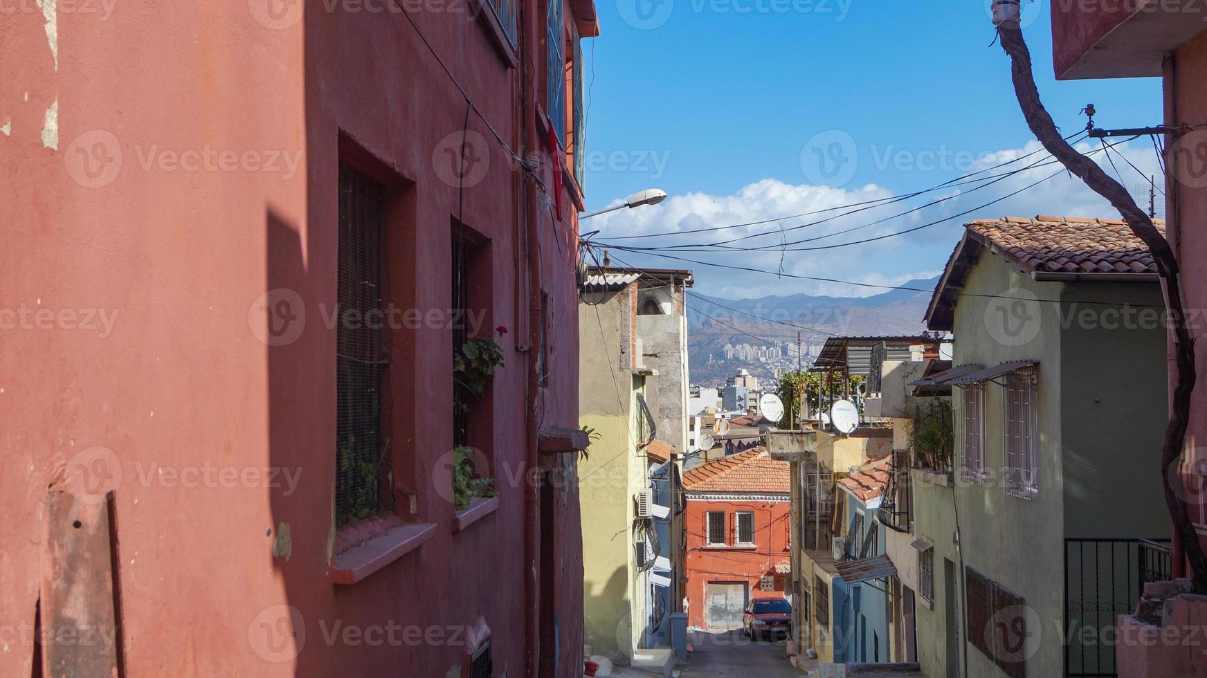 izmir oude stadsstratenmir foto