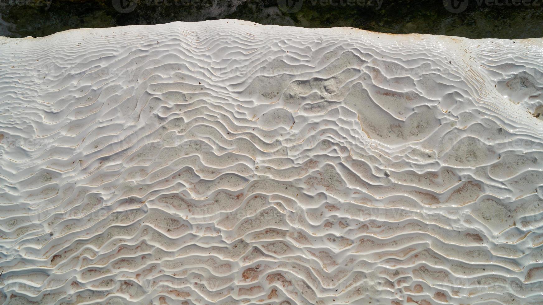 kalksteen van pamukkale-textuur foto