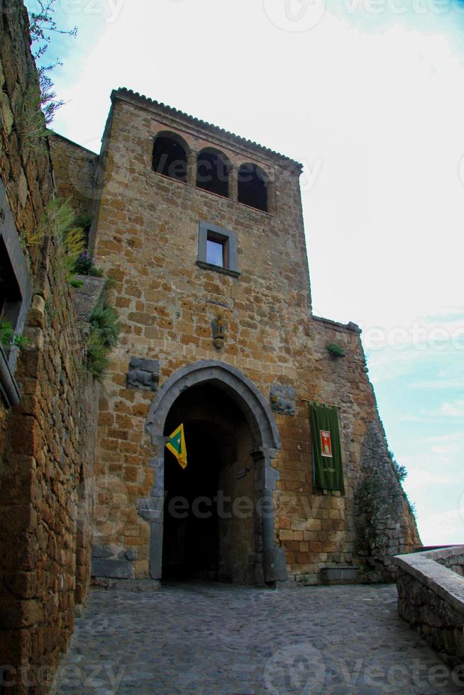 dorp van bagnoregio foto