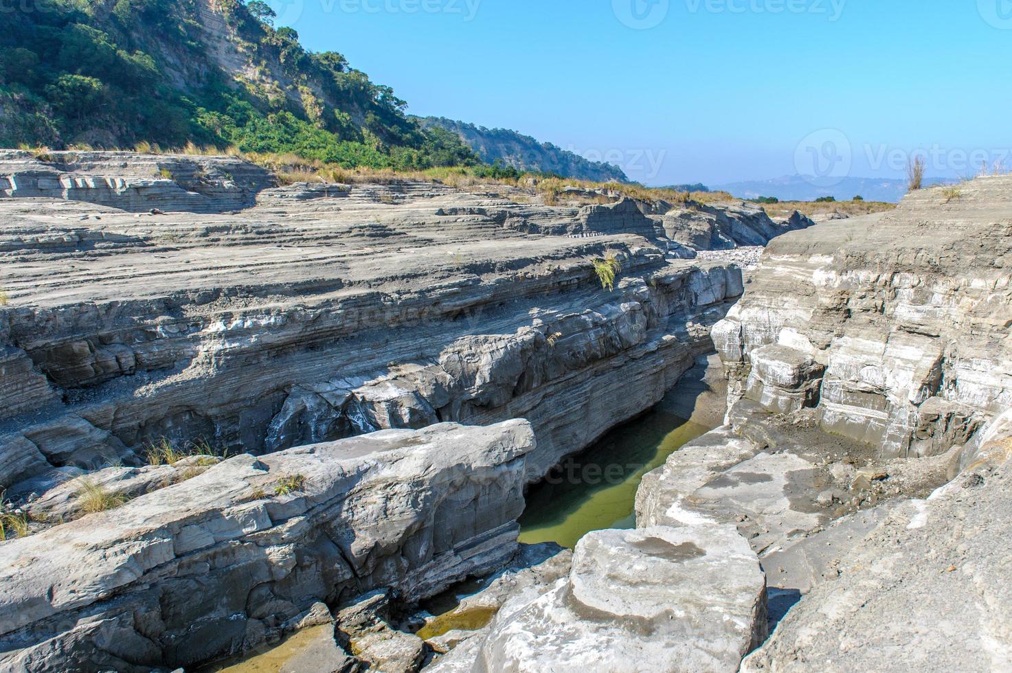 kloof van daan rivier in miaoli county, taiwan foto