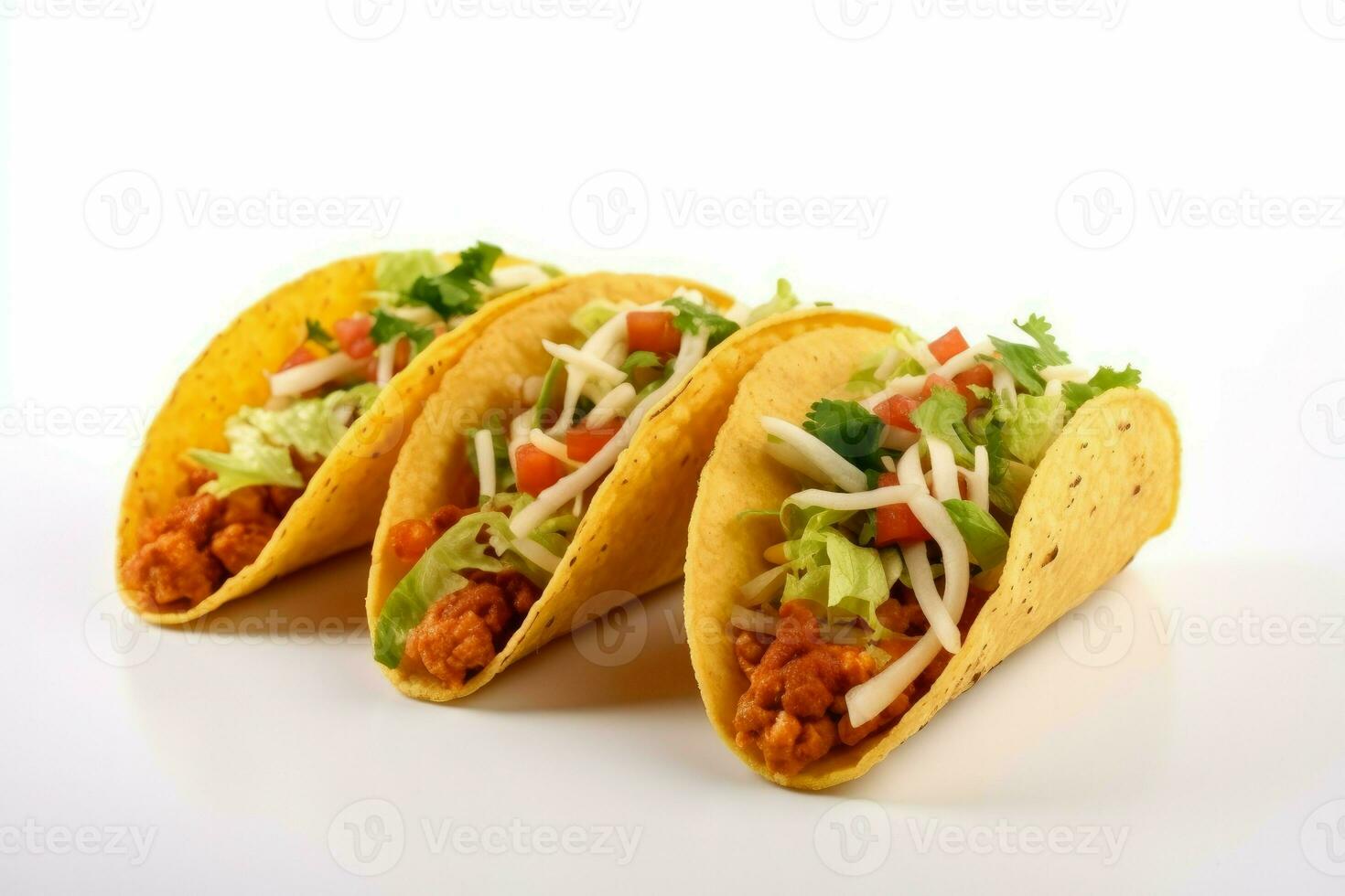 Mexicaans voedsel taco's. genereren ai foto