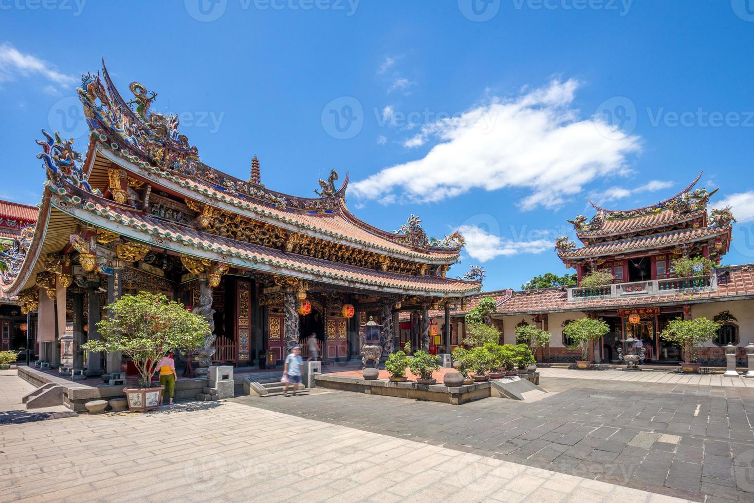 baoan-tempel in taipei, taiwan foto