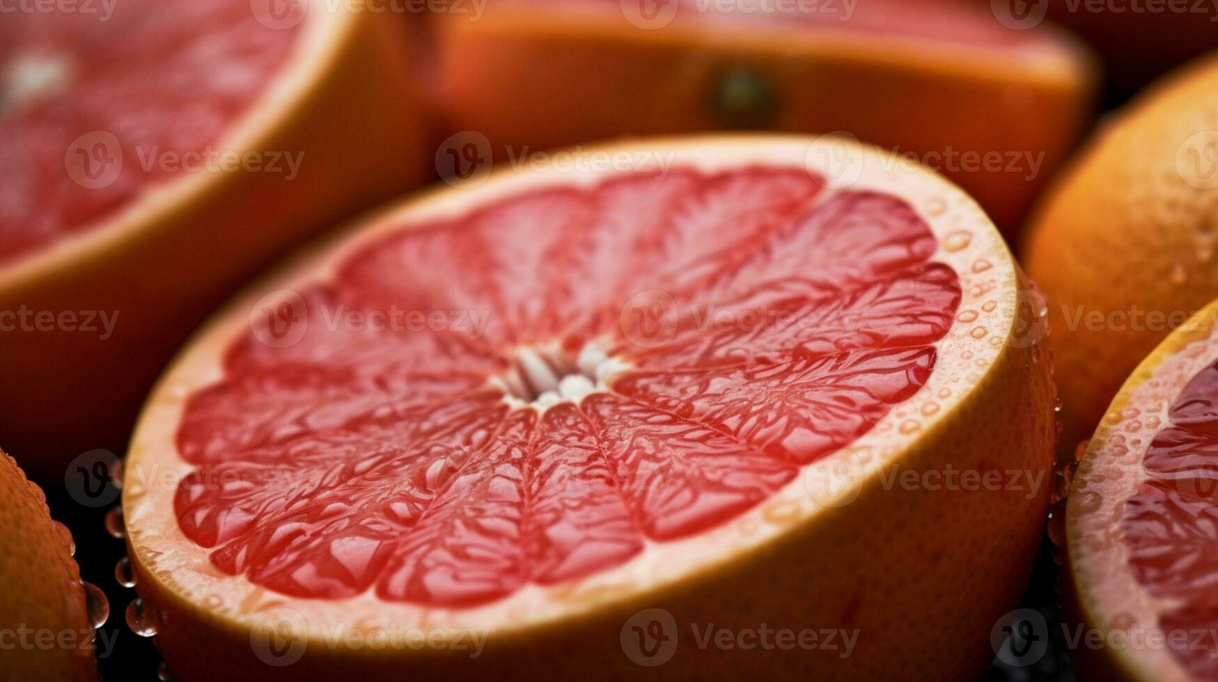 vers grapefruit net zo een achtergrond ai gegenereerd foto