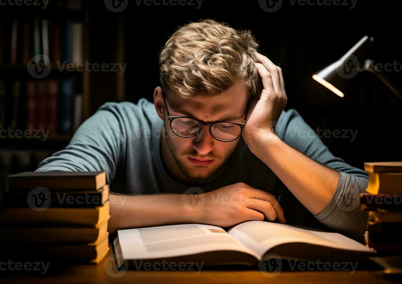 een leerling zittend Bij een bureau, wereld studenten dag afbeeldingen foto