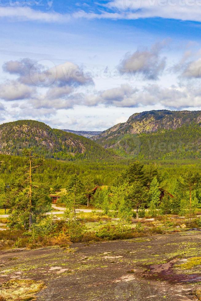 landschap in nissedal, noorwegen foto