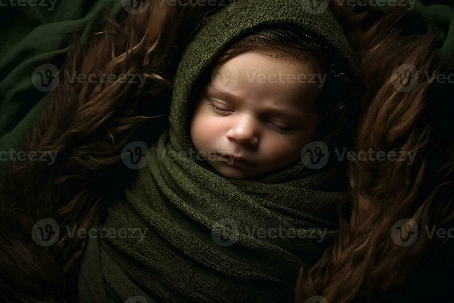 pasgeboren fotografie ai gegenereerd foto