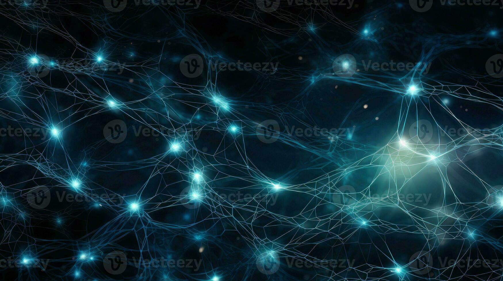 verbinding neuron netwerk Matrix ai gegenereerd foto