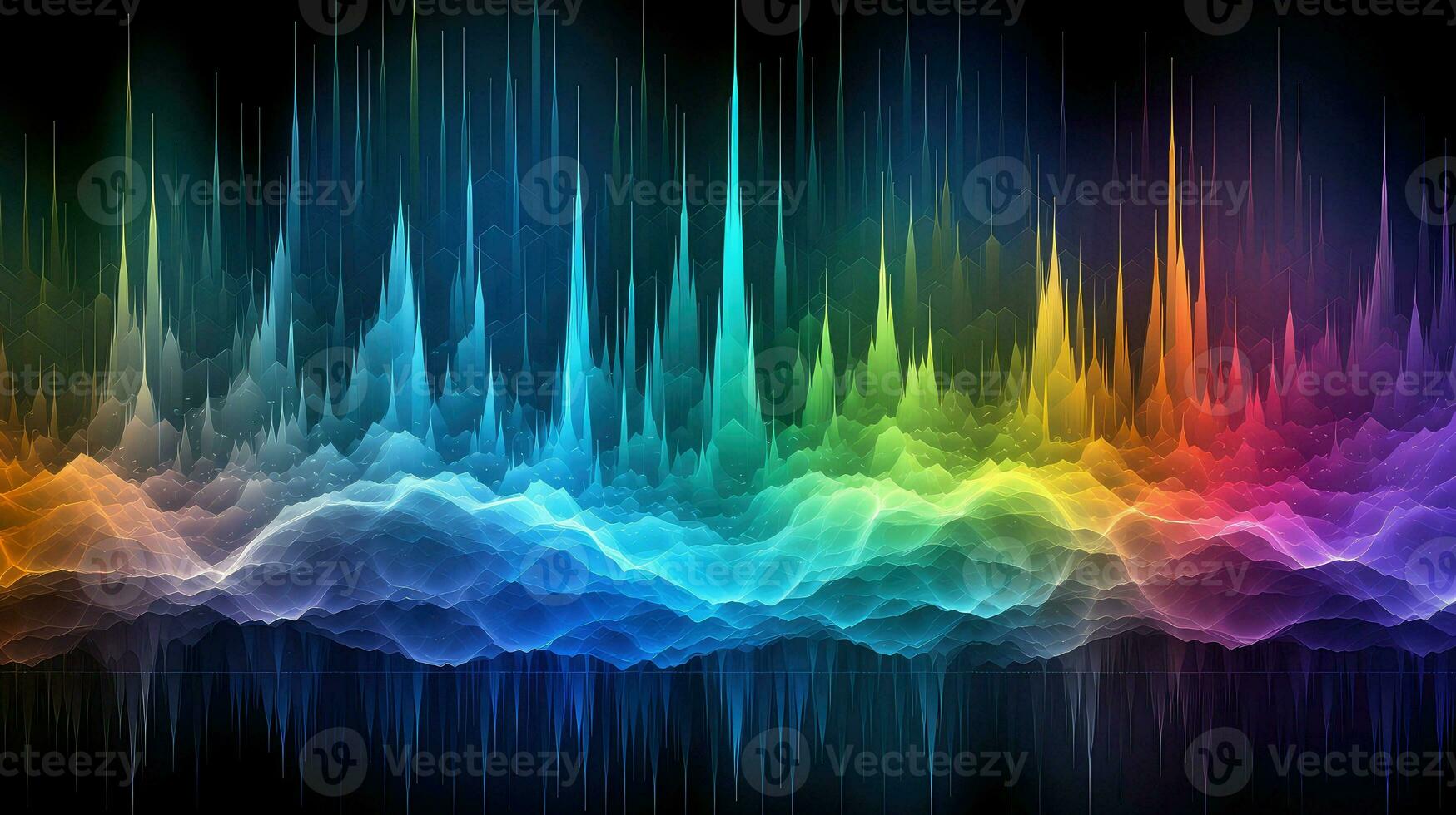decoratie musical kleur spectrum ai gegenereerd foto