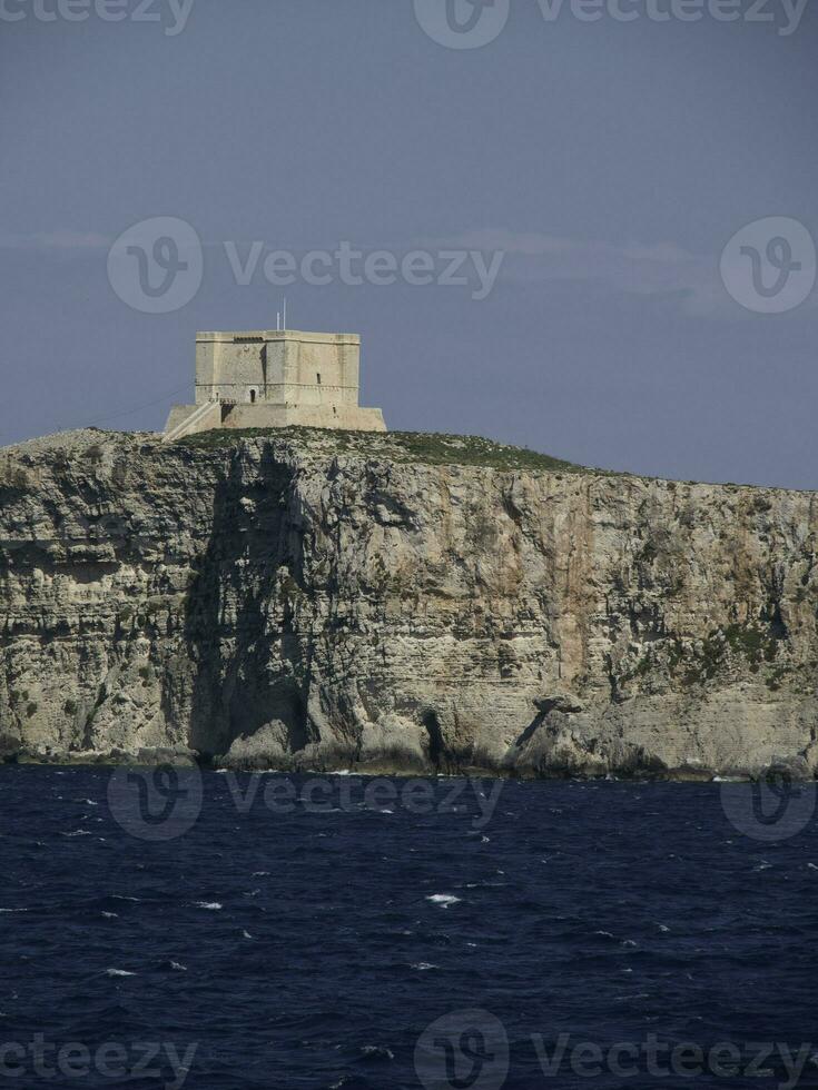 Malta eiland in de middellandse Zee zee foto