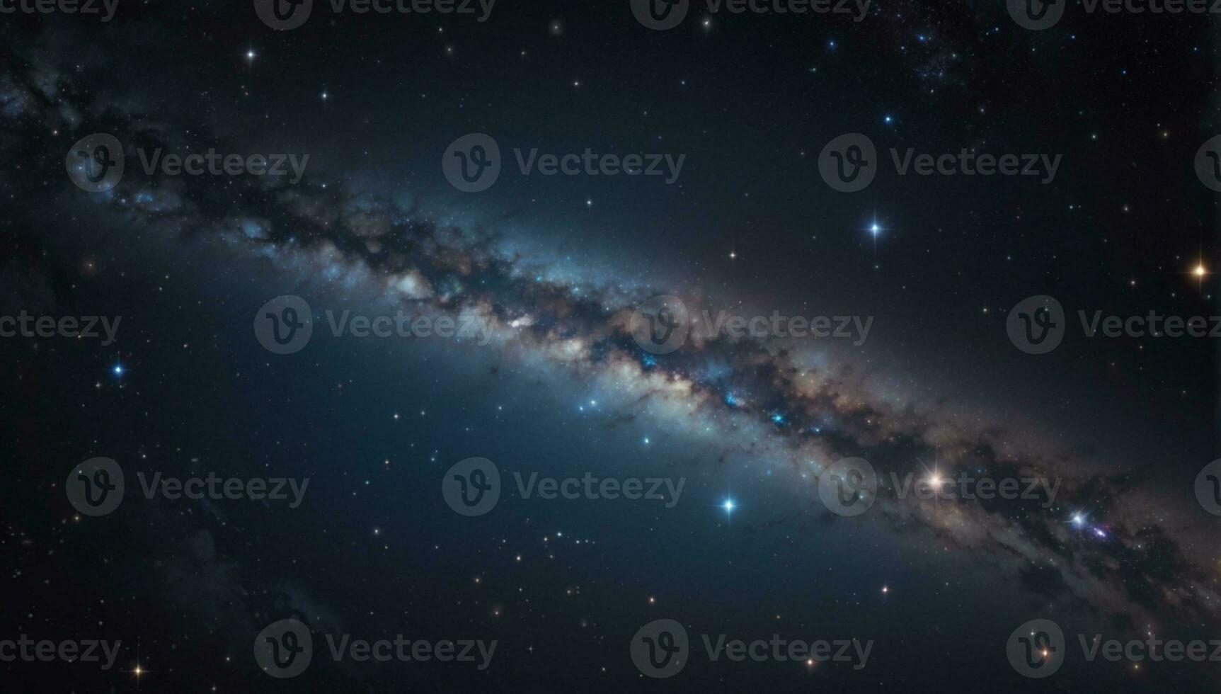 sterren en heelal buitenste ruimte lucht nacht universum zwart sterrenhemel achtergrond van glimmend sterrenveld. ai gegenereerd foto