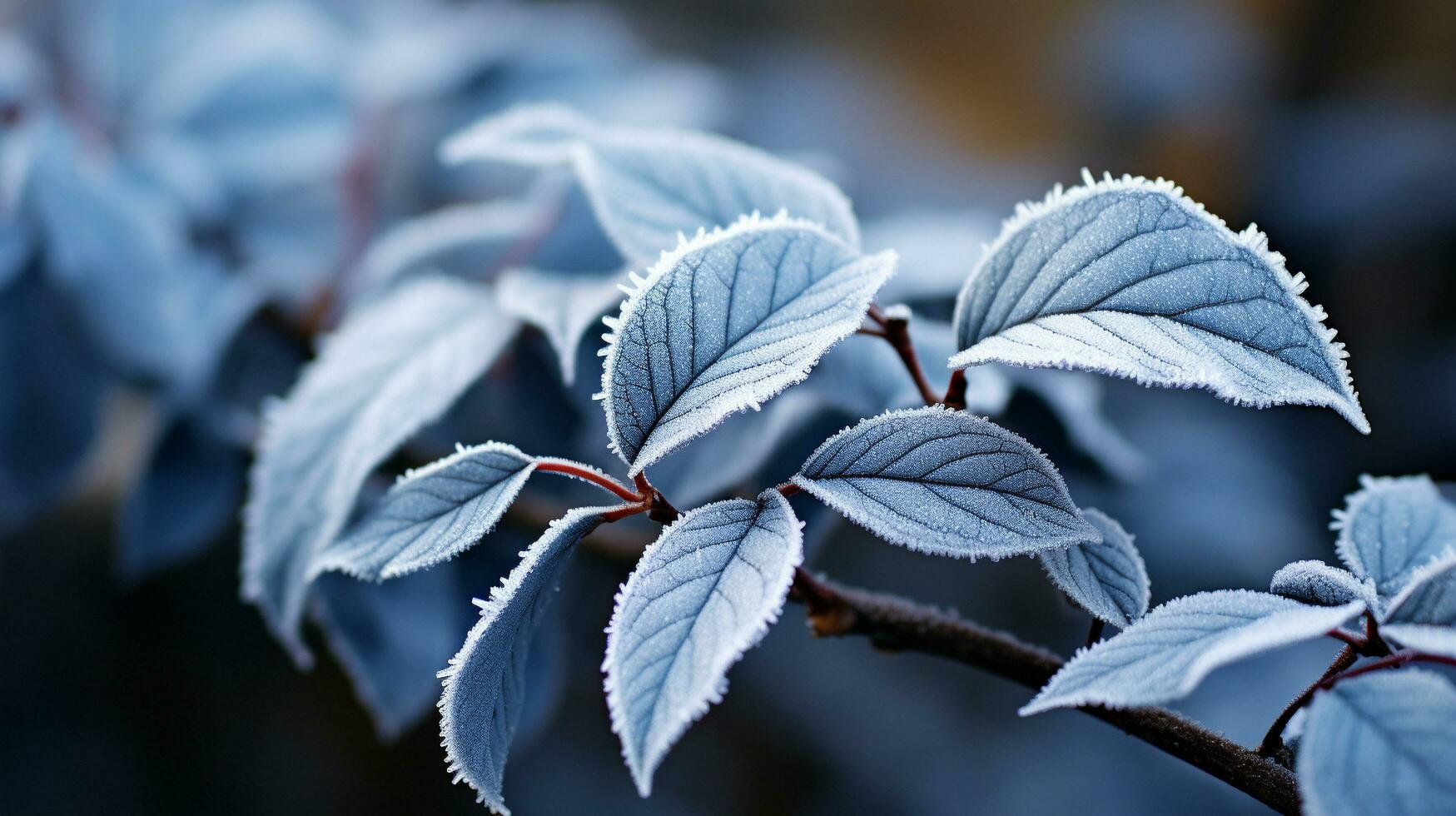 bevroren elegantie vastleggen van de natuur delicaat ijzig details, ai generatief foto