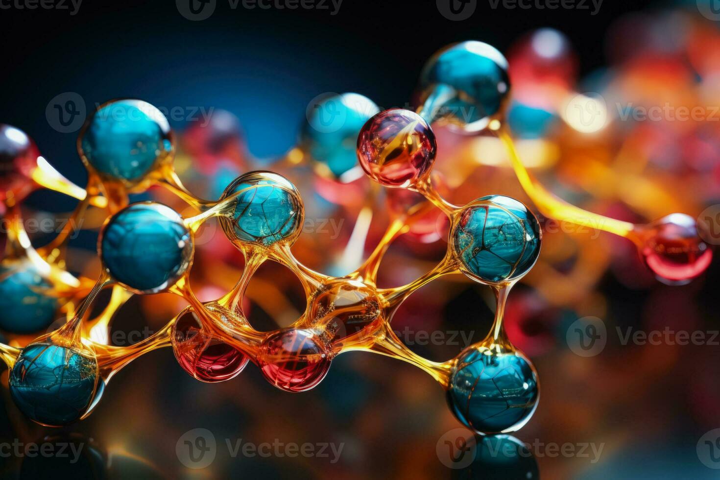 de molecuul draag- genetisch instructies voor allemaal leven organismen foto