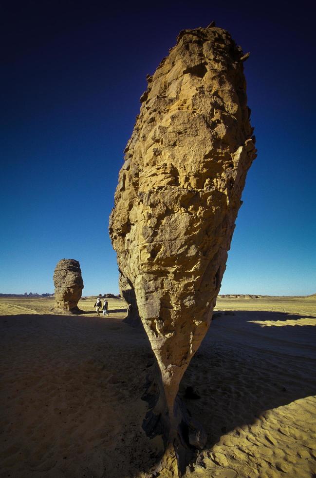 tassili n'ajjer woestijn, nationaal park, algerije - afrika foto