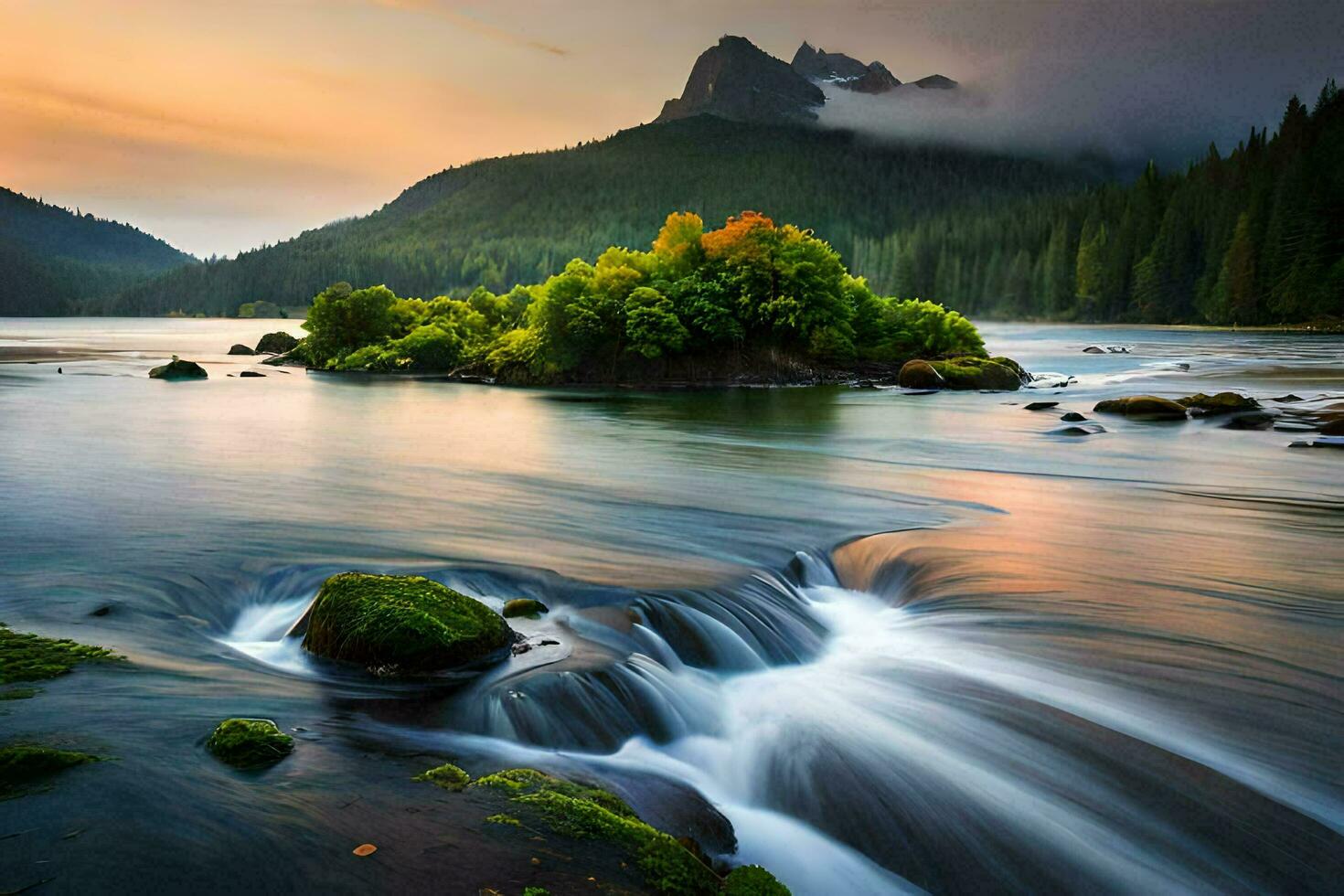 mooi landschap ai generatief foto