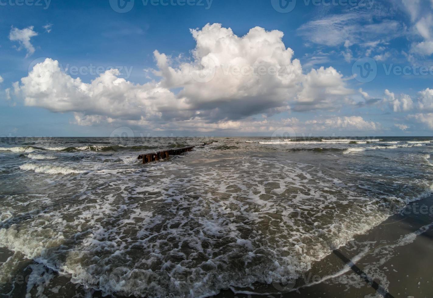 strandtaferelen op jachteiland South Carolina foto