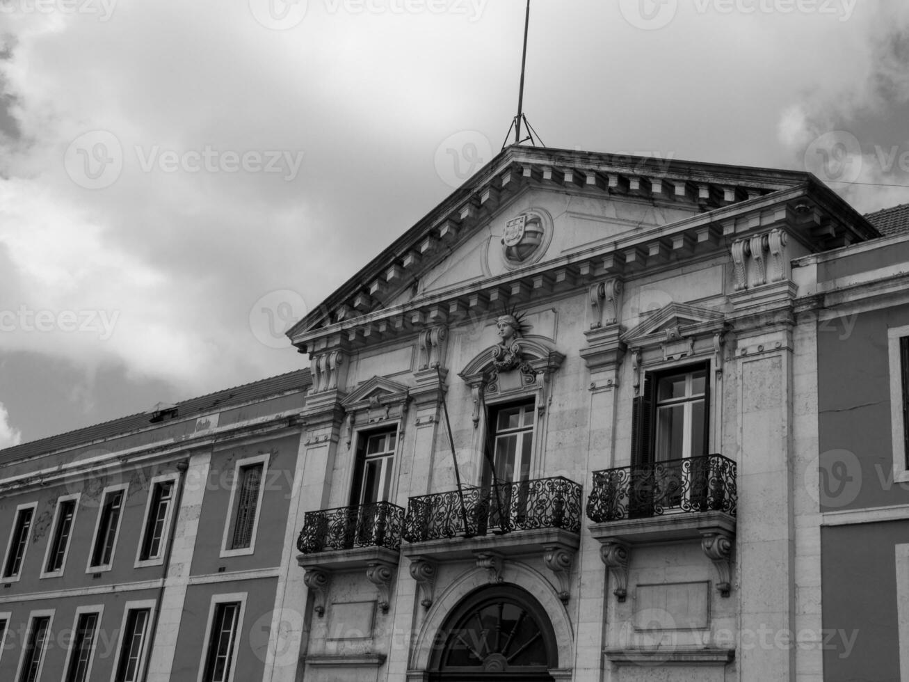 de stad van Lissabon in Portugal foto