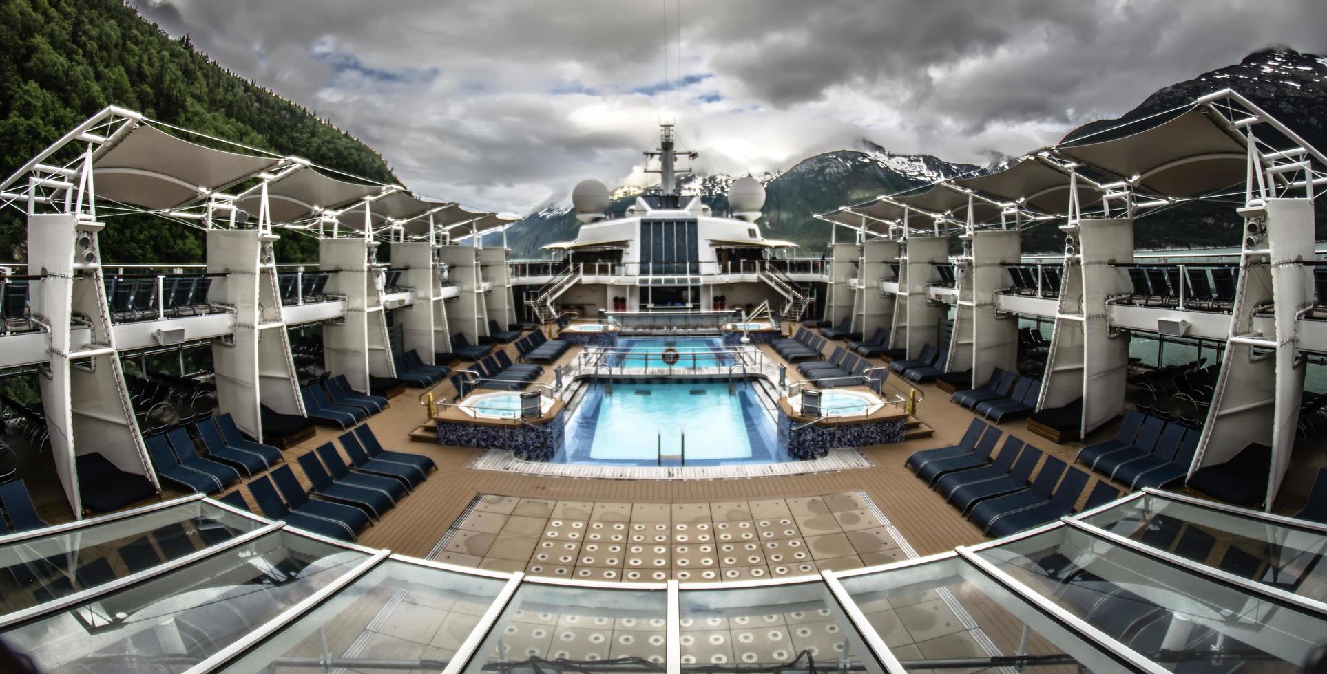 alaska, 2021 - prachtig cruiseschip in alaska foto