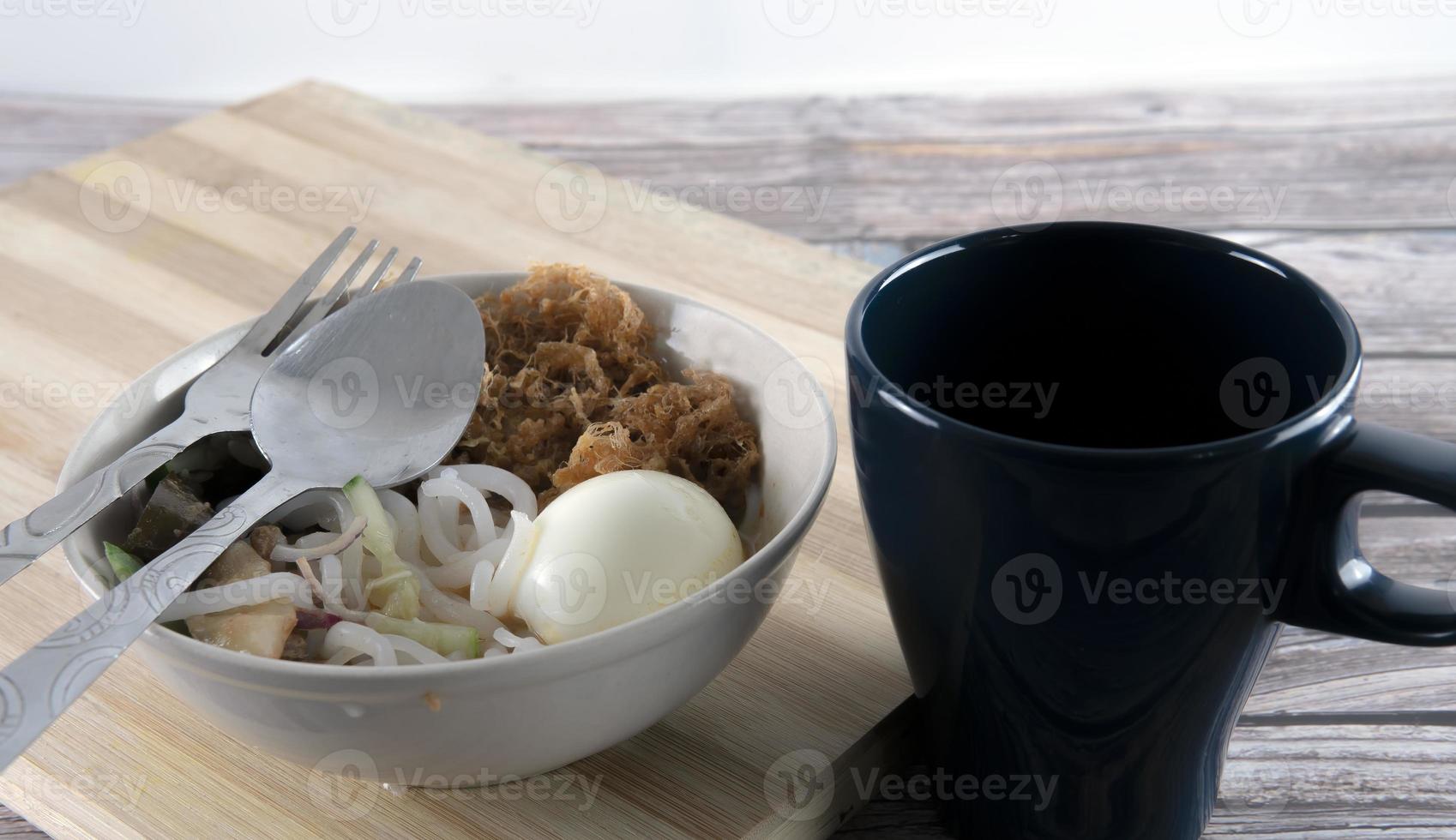 traditionele Maleisische laksa foto