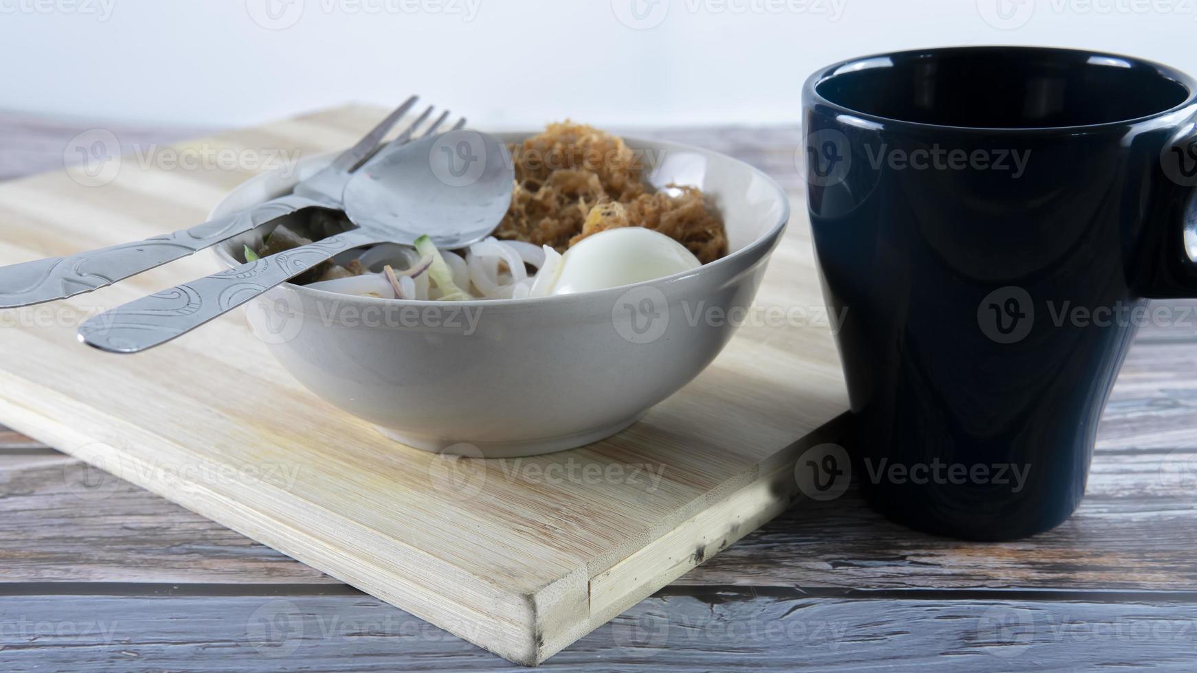 traditionele Maleisische laksa foto