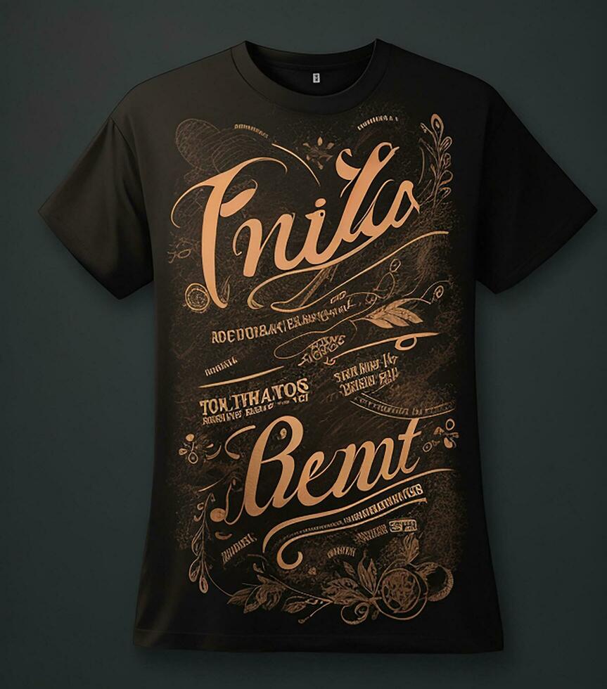 abstract grafisch typografie t-shirt afdrukken foto