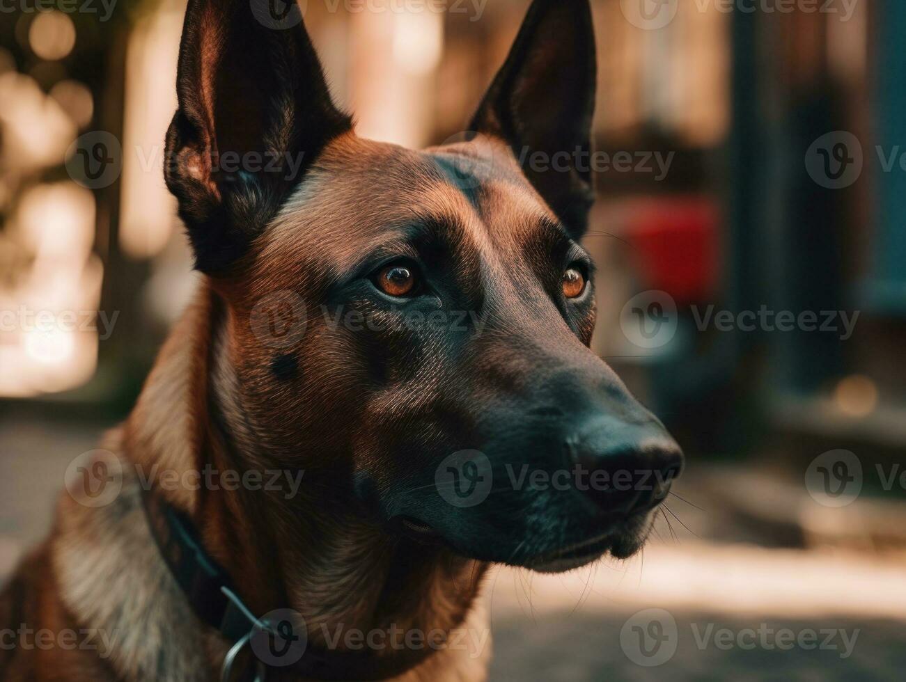 belgisch Mechelaar hond gemaakt met generatief ai technologie foto