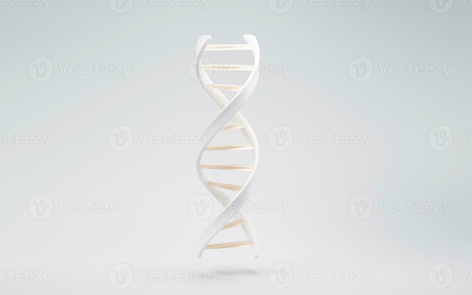 dna en biotechnologie concept, 3d weergave. foto