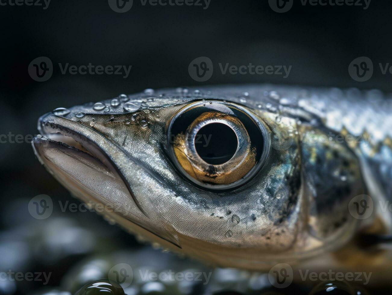 sardine portret gemaakt met generatief ai technologie foto