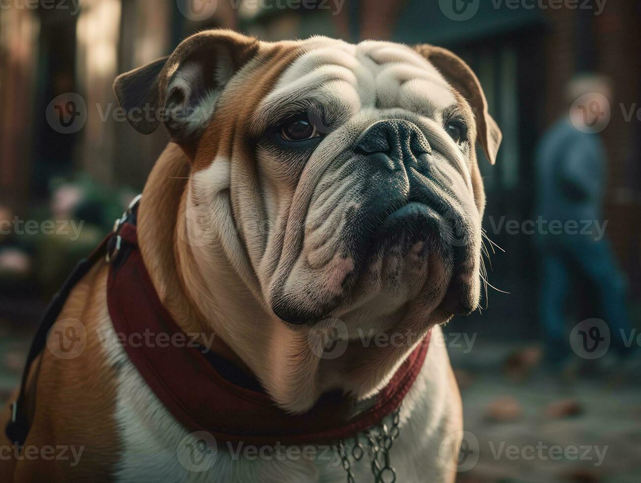 bulldog gemaakt met generatief ai technologie foto