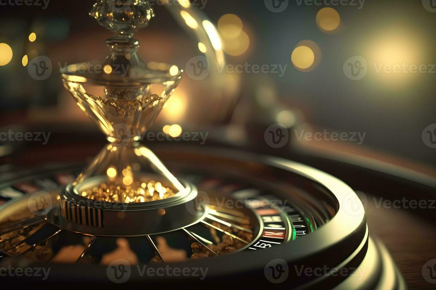 roulette in casino. neurale netwerk ai gegenereerd foto